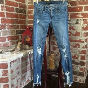Flying Monkey Distressed Blue Jeans